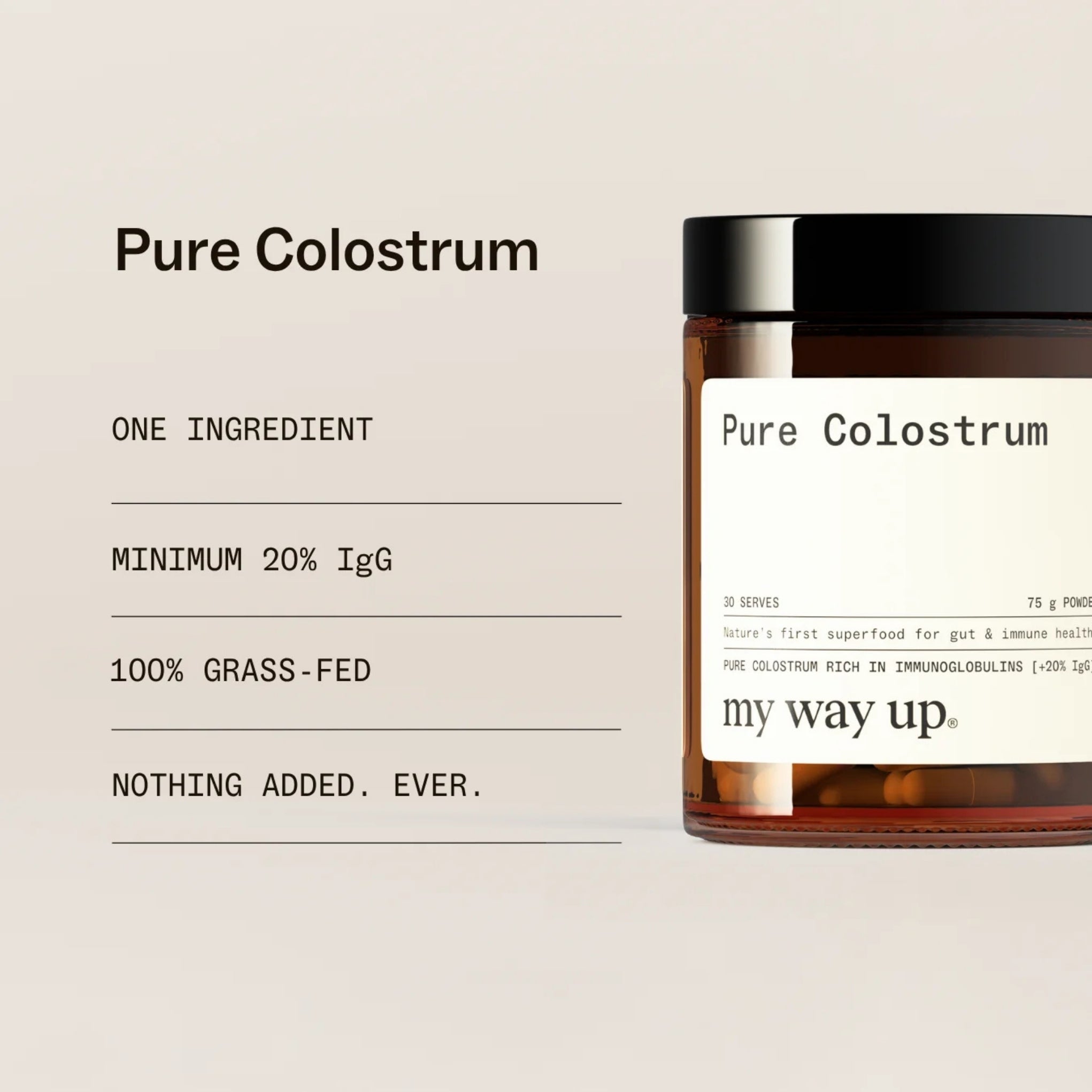 Pure Colostrum 75g