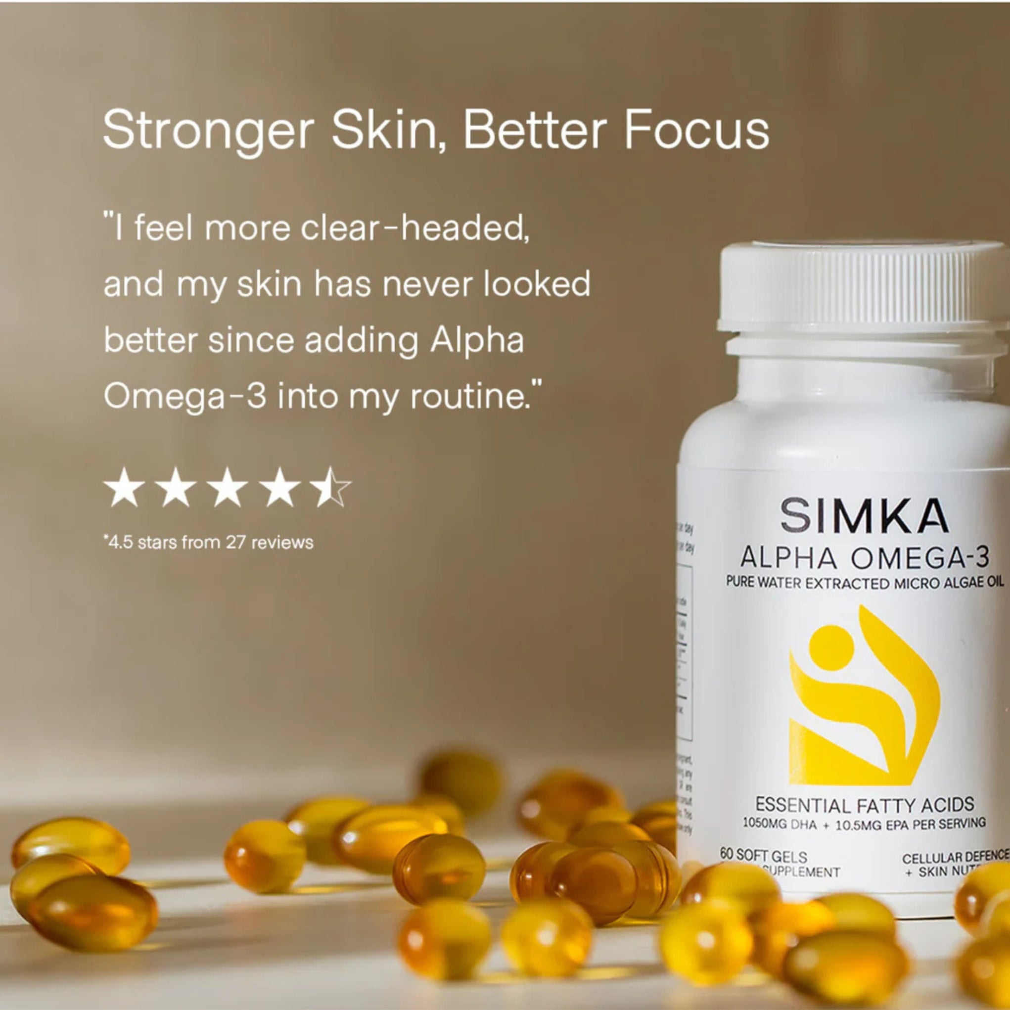 SIMKA Alpha Omega Softgels | 60 Softgels