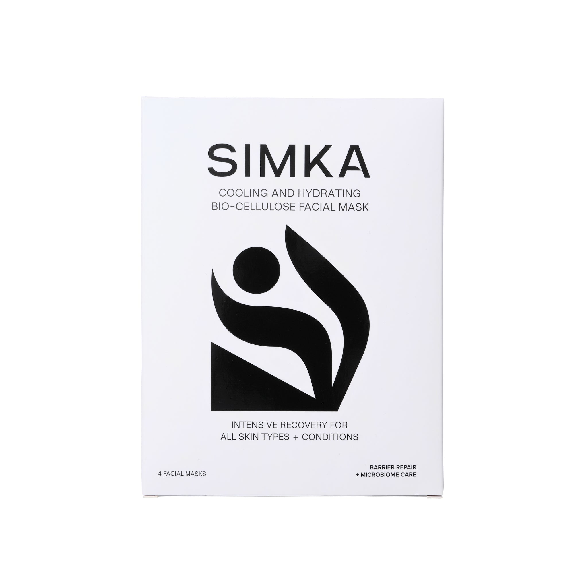 SIMKA Bio-Cellulose Facial Mask (4 Pack)