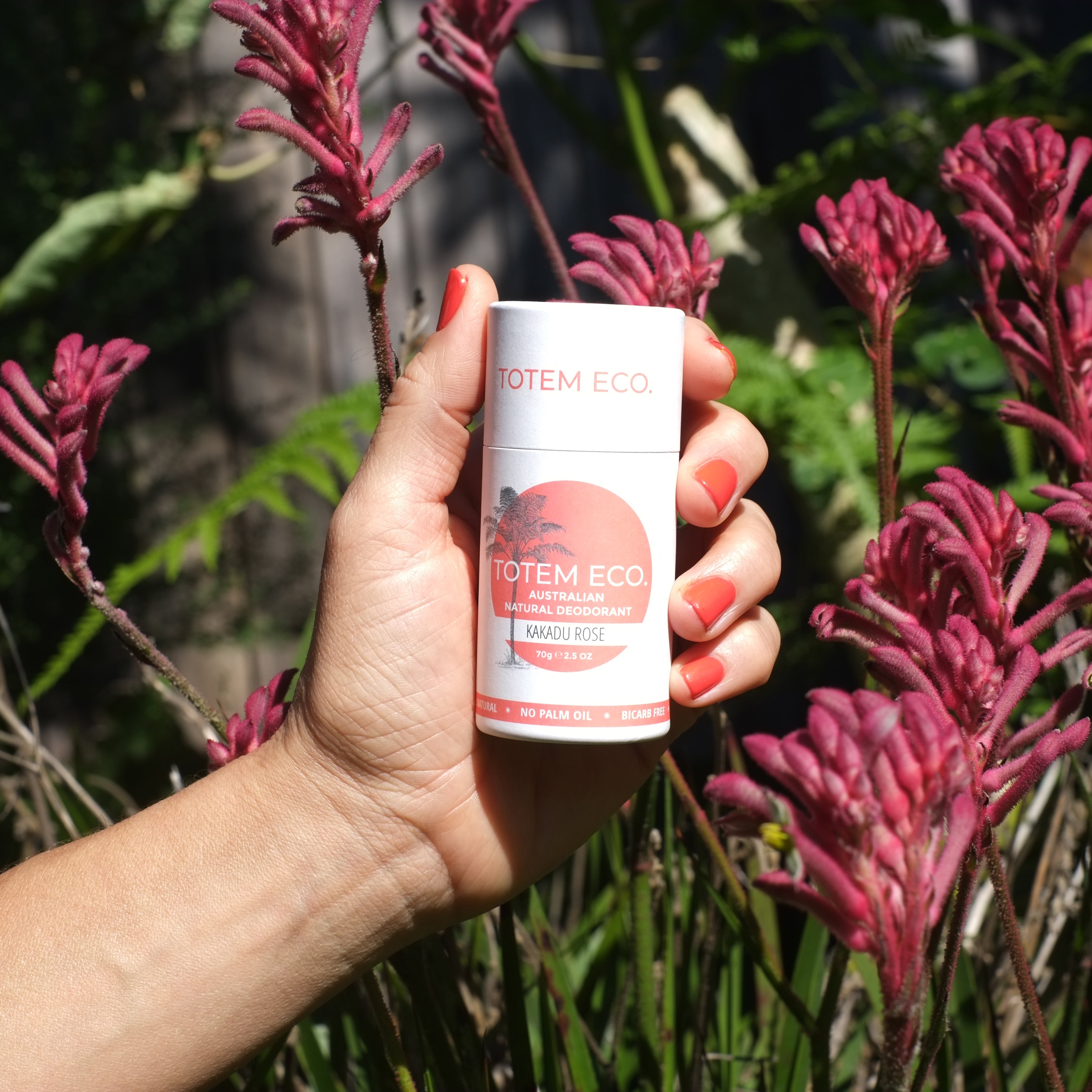 Natural Deodorant Stick-Kakadu & Rose 70g