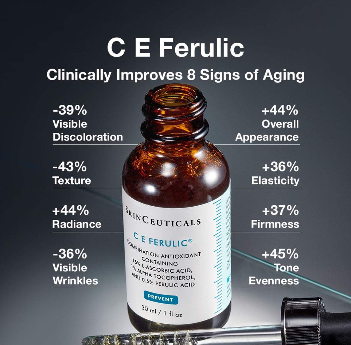 SkinCeuticals C E Ferulic - Buy 1 Get 15ml Free | Vitamin C Serum 30ml