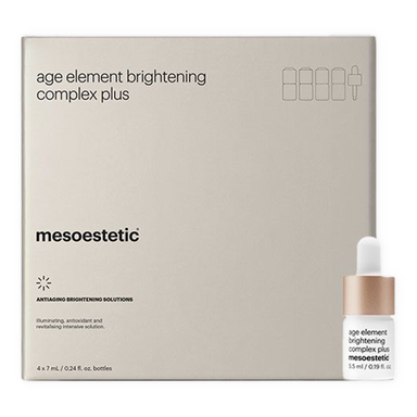 Mesoestetic Age Element Brightening Complex Plus 4 x 5.5ml Packaging | Atone Skin