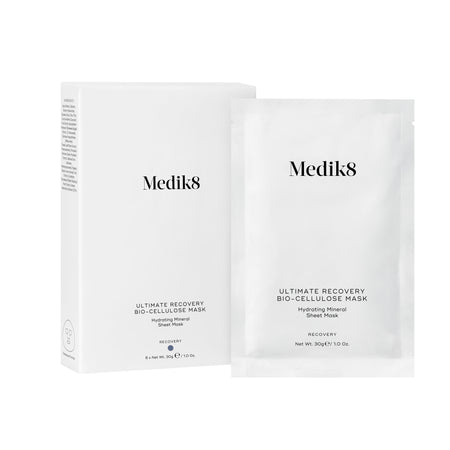 Medik8 Ultimate Recovery Bio-Cellulose Mask Hydrating Mineral Sheet Mask